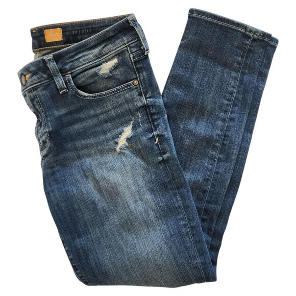 Pilcro and the Letterpress / Anthropologie distressed skinny jeans - Picture 5 of 5